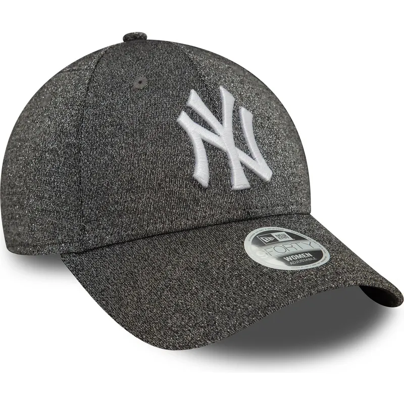 svart-bojd-justerbar-keps-for-dam-9forty-glitter-fran-new-york-yankees-mlb-av-new-era
