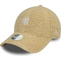 bojd-beige-justerbar-keps-for-dam-9forty-borg-fran-new-york-yankees-mlb-av-new-era