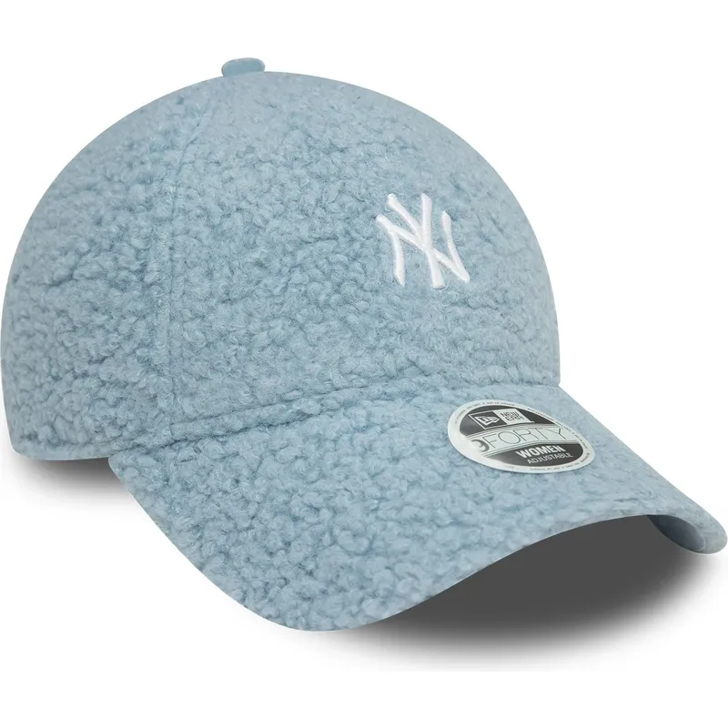 verstellbare-hellblaue-damen-kappe-9forty-borg-der-new-york-yankees-mlb-von-new-era