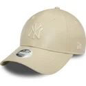 epci-curbata-bej-reglabila-9forty-midi-pu-de-new-york-yankees-mlb-de-new-era