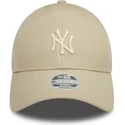 epci-curbata-bej-reglabila-9forty-midi-pu-de-new-york-yankees-mlb-de-new-era