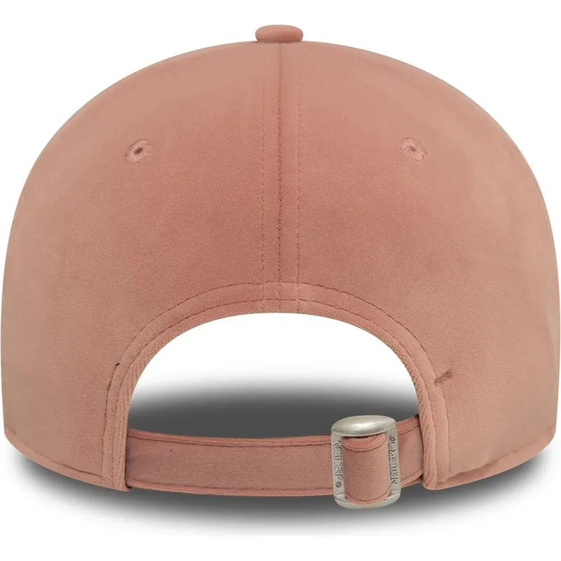 epci-curbata-roz-reglabila-9forty-velour-diamante-de-new-york-yankees-mlb-de-new-era