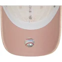 rosa-justerbar-bojd-keps-for-kvinnor-9twenty-padded-new-york-yankees-mlb-fran-new-era