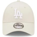 bezowa-regulowana-czapka-z-daszkiem-9forty-league-essential-los-angeles-dodgers-mlb-new-era