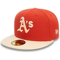 epci-plata-portocaliu-fitted-59fifty-side-patch-de-oakland-athletics-mlb-de-new-era