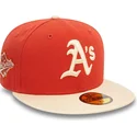 epci-plata-portocaliu-fitted-59fifty-side-patch-de-oakland-athletics-mlb-de-new-era