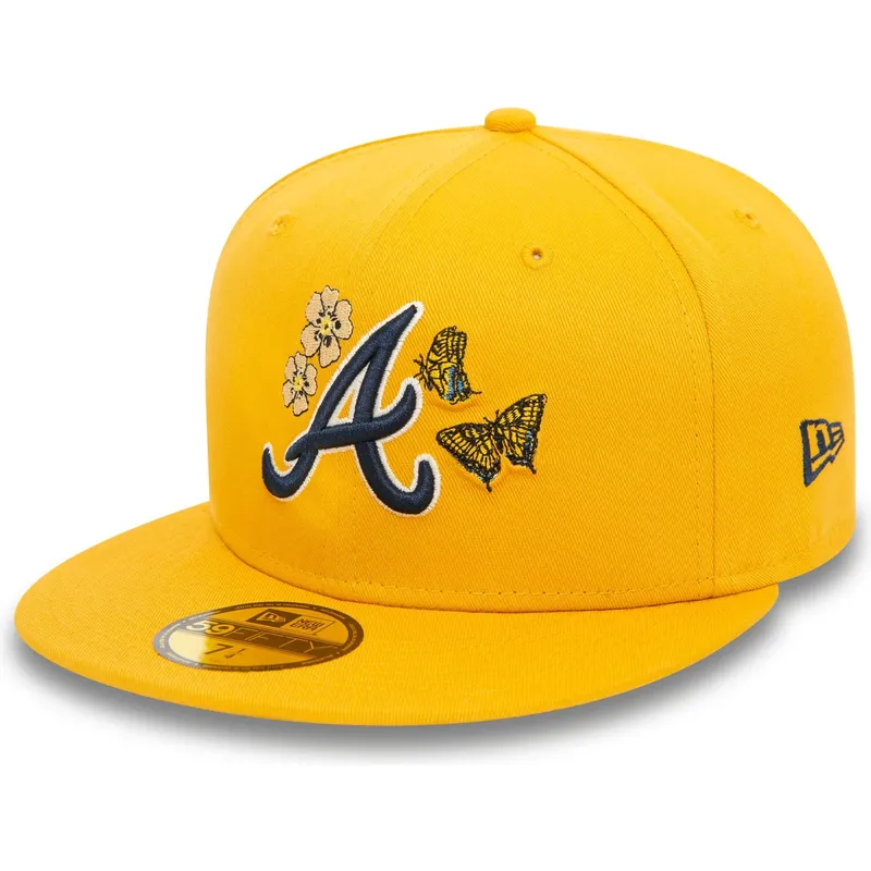 epci-plata-galben-fitted-59fifty-icon-de-atlanta-braves-mlb-de-new-era