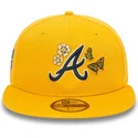 casquette-plate-jaune-ajustee-59fifty-icon-atlanta-braves-mlb-new-era