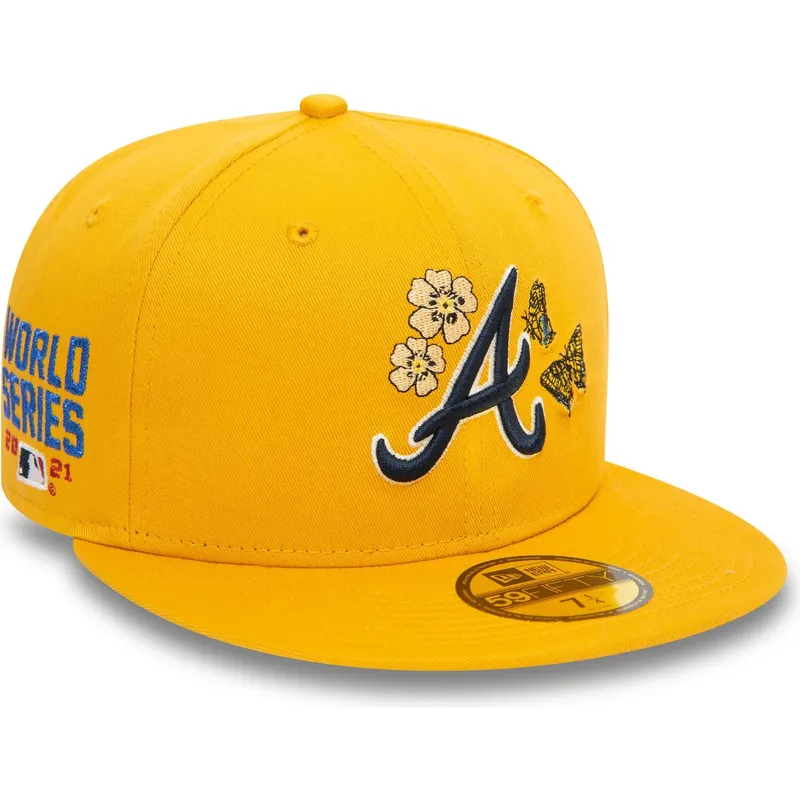 epci-plata-galben-fitted-59fifty-icon-de-atlanta-braves-mlb-de-new-era