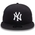 new-era-flat-brim-9fifty-team-colour-new-york-yankees-mlb-navy-blue-snapback-cap