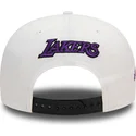 czapka-z-daszkiem-plaska-czarno-biala-snapback-9fifty-white-crown-patch-los-angeles-lakers-nba-od-new-era
