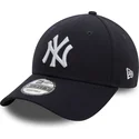 cappellino-curvo-blu-navy-regolabile-9forty-side-patch-dei-new-york-yankees-mlb-di-new-era