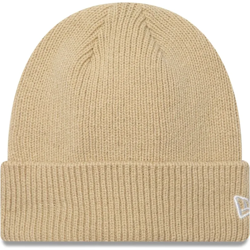 caciuli-bej-wool-cuff-knit-de-new-era