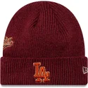 new-era-world-series-patch-los-angeles-dodgers-mlb-red-beanie