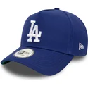 epci-curbata-albastru-snapback-9forty-e-frame-patch-de-los-angeles-dodgers-mlb-de-new-era