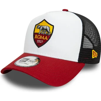 Cap curbată multicolor snapback , 9FORTY E Frame Core de Associazione Sportiva Roma Serie A de New Era