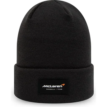 New Era Essential Cuff Knit McLaren Racing Formula 1 Black Beanie