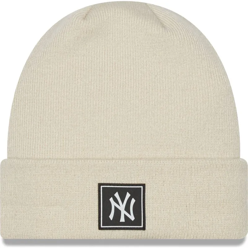 caciuli-bej-team-cuff-de-new-york-yankees-mlb-de-new-era