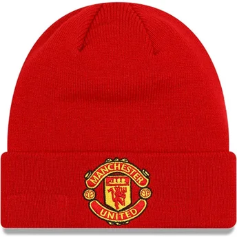 Rote Core Cuff Mütze von Manchester United Football Club Premier League von New Era