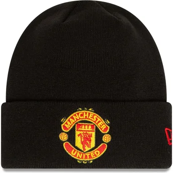 Căciuli negru Core Cuff de Manchester United Football Club Premier League de New Era