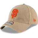 new-era-curved-brim-9twenty-core-classic-san-francisco-giants-mlb-beige-adjustable-cap