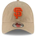 beige-verstellbare-9twenty-core-classic-kappe-der-san-francisco-giants-mlb-von-new-era