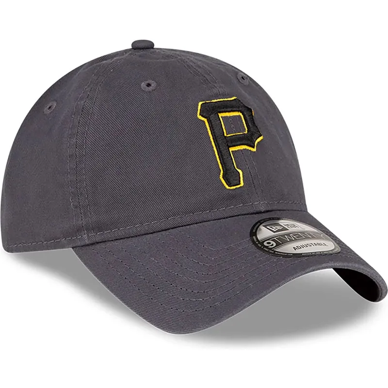 verstellbare-graue-kappe-9twenty-core-classic-der-pittsburgh-pirates-mlb-von-new-era