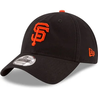 Șepci curbată negru bandă reglabilă 9TWENTY Core Classic de San Francisco Giants MLB de New Era