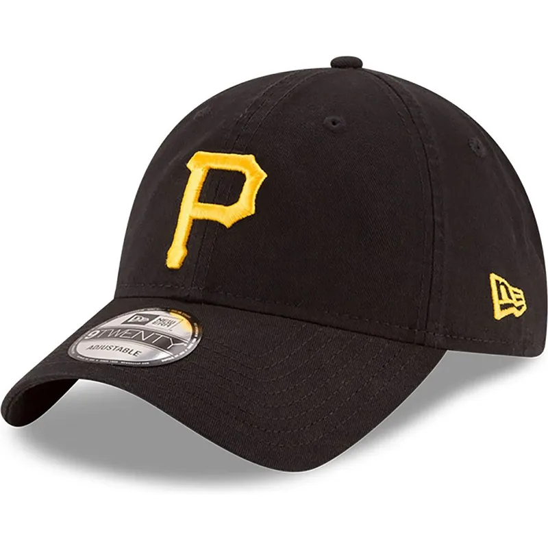 cappello-nero-regolabile-9twenty-core-classic-dei-pittsburgh-pirates-mlb-di-new-era