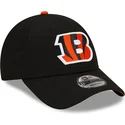 cappellino-curvo-nero-regolabile-9forty-the-league-dei-cincinnati-bengals-nfl-di-new-era