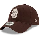 brun-justerbar-bojd-keps-9twenty-core-classic-san-diego-padres-mlb-fran-new-era
