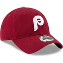 cappellino-visiera-curva-rosso-scuro-regolabile-9twenty-core-classic-di-philadelphia-phillies-mlb-di-new-era