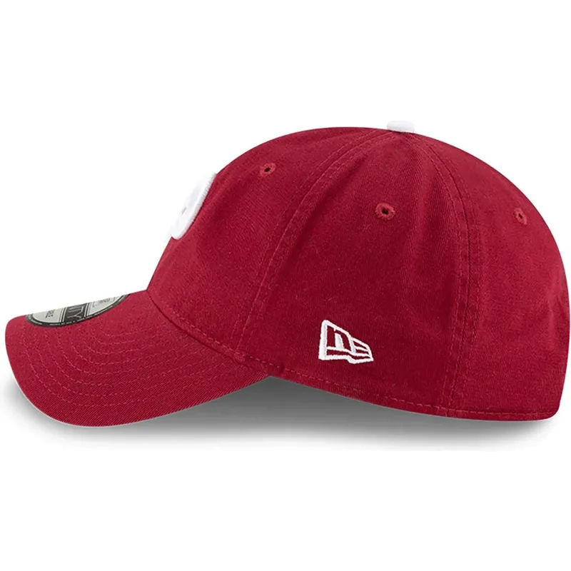 philadelphia-phillies-mlb-9twenty-core-classic-dunkelrote-verstellbare-kappe-von-new-era