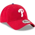 cappellino-rosso-con-visiera-curva-regolabile-9twenty-core-classic-dei-philadelphia-phillies-mlb-di-new-era