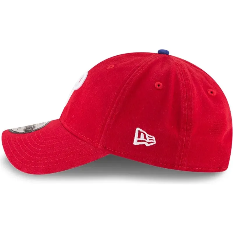 cappellino-rosso-con-visiera-curva-regolabile-9twenty-core-classic-dei-philadelphia-phillies-mlb-di-new-era