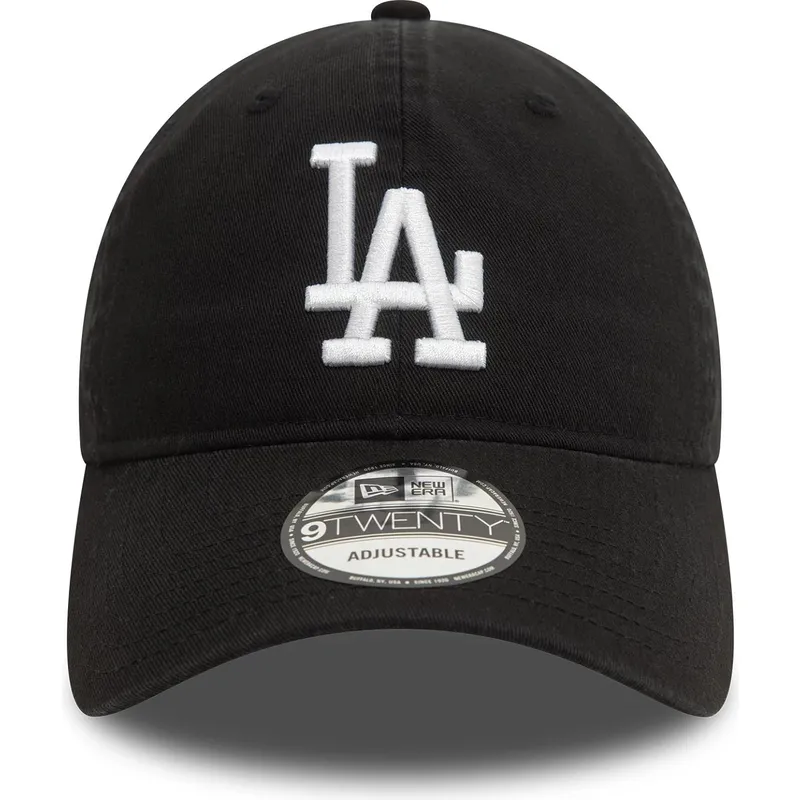 cappellino-curvo-nero-regolabile-9twenty-washed-dei-los-angeles-dodgers-mlb-di-new-era