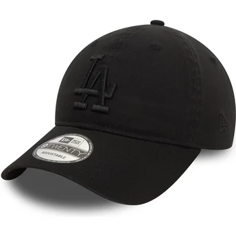Șepci curbată negru bandă reglabilă 9TWENTY Washed de Los Angeles Dodgers MLB de New Era