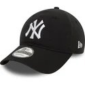 czarna-regulowana-czapka-z-zakrzywionym-daszkiem-9twenty-washed-new-york-yankees-mlb-od-new-era