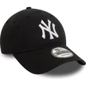 gorra-curva-negra-ajustable-9twenty-washed-de-new-york-yankees-mlb-de-new-era