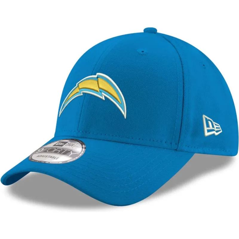 9forty-the-league-los-angeles-chargers-mlb-verstellbare-blaue-curved-cap-von-new-era