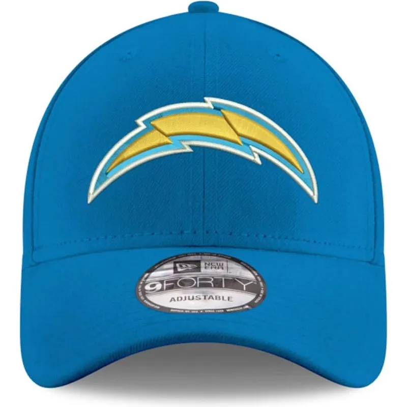 9forty-the-league-los-angeles-chargers-mlb-verstellbare-blaue-curved-cap-von-new-era