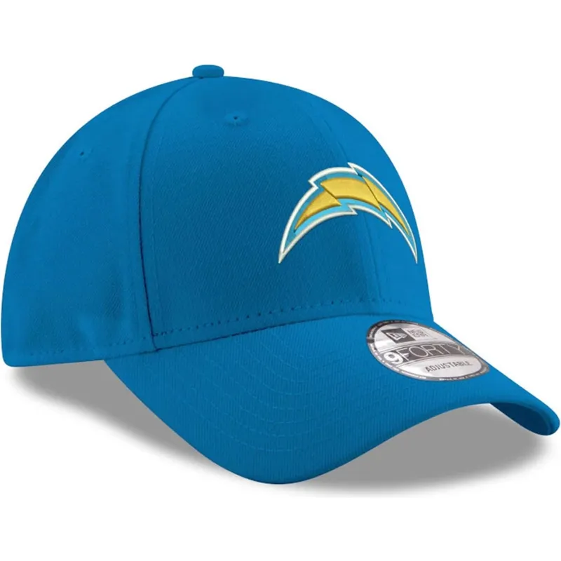 9forty-the-league-los-angeles-chargers-mlb-verstellbare-blaue-curved-cap-von-new-era