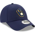 justerbar-morkbla-bojd-keps-9forty-the-league-milwaukee-brewers-mlb-fran-new-era