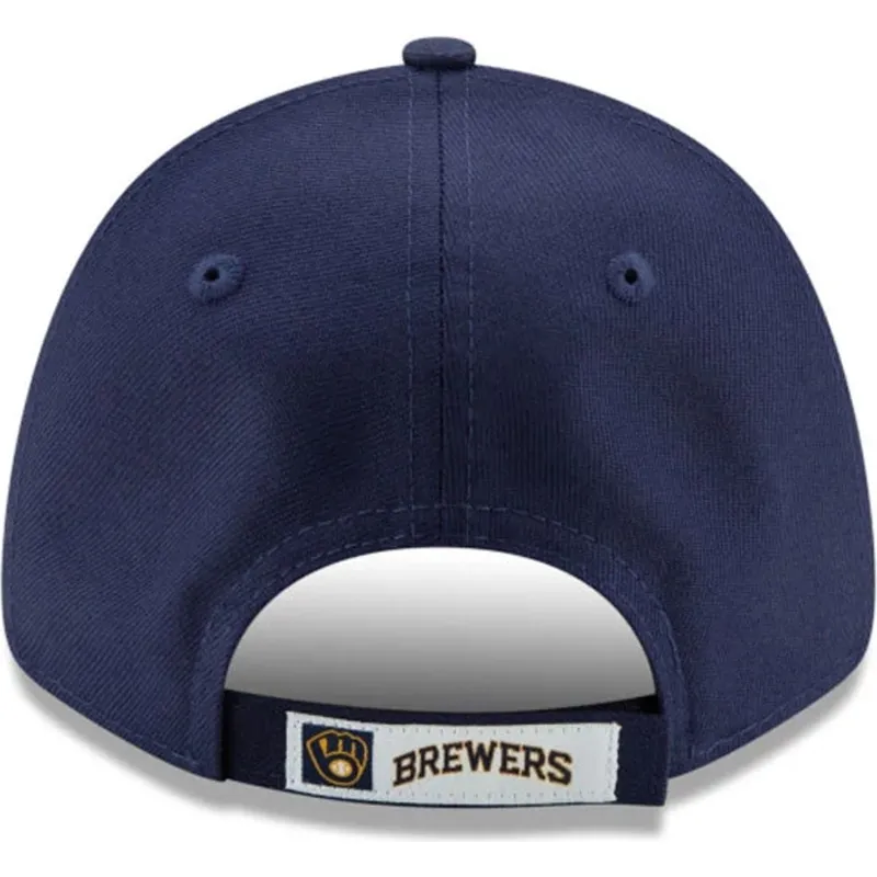 cappellino-visiera-curva-blu-marino-regolabile-9forty-the-league-di-milwaukee-brewers-mlb-di-new-era