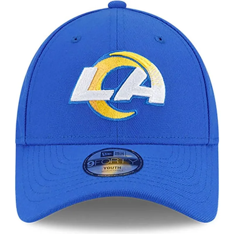 niebieska-zakrzywiona-czapka-regulowana-dla-chlopca-9forty-the-league-los-angeles-rams-nfl-new-era
