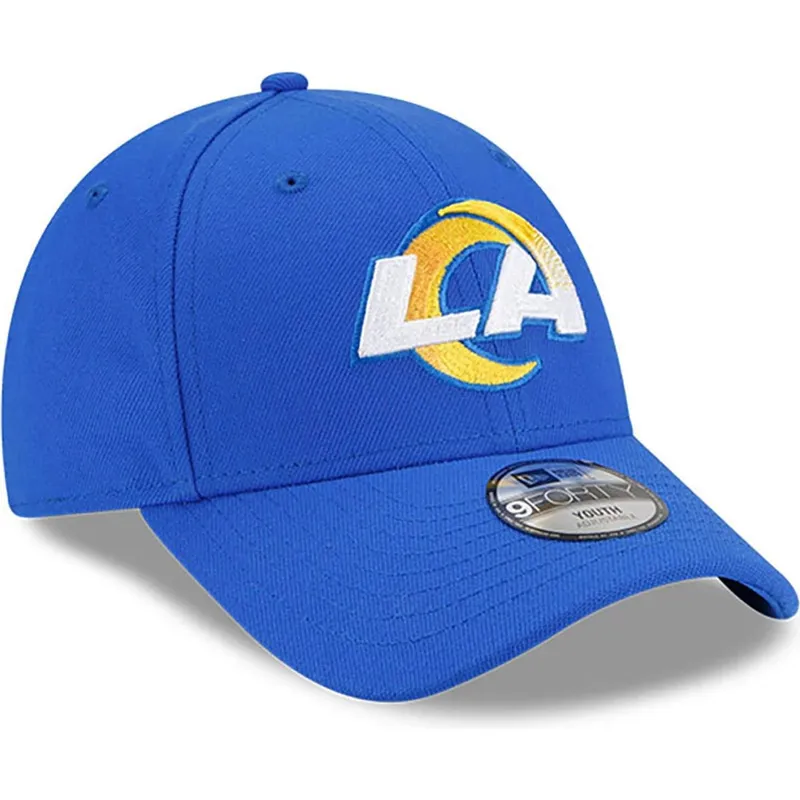 cap-curbata-blue-adjustable-strap-pentru-copii-9forty-the-league-de-los-angeles-rams-nfl-de-new-era