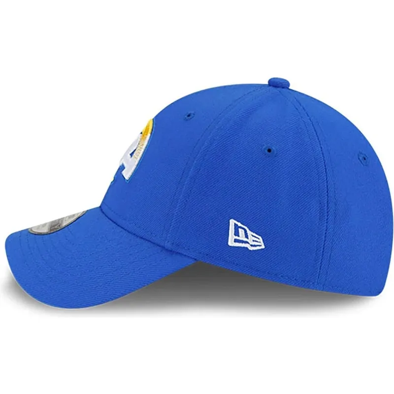 cappello-curvo-blu-regolabile-per-bambino-9forty-the-league-dei-los-angeles-rams-nfl-di-new-era