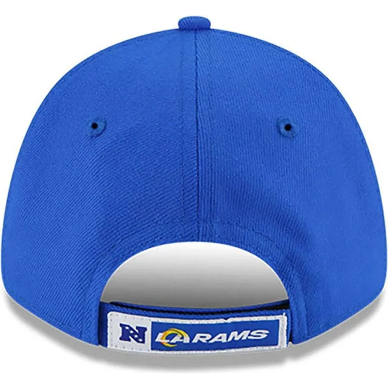 cappello-curvo-blu-regolabile-per-bambino-9forty-the-league-dei-los-angeles-rams-nfl-di-new-era
