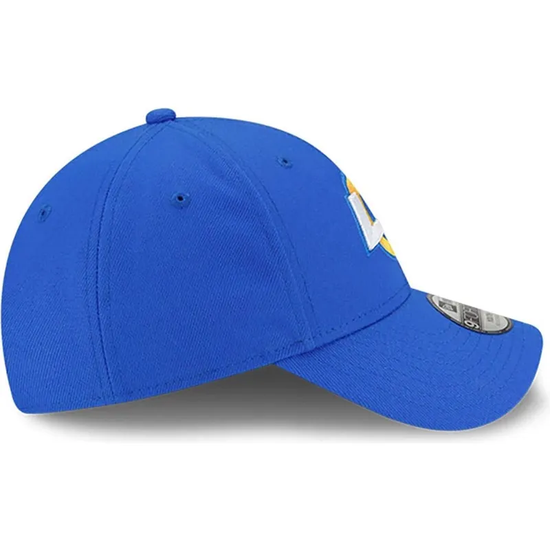 cappello-curvo-blu-regolabile-per-bambino-9forty-the-league-dei-los-angeles-rams-nfl-di-new-era