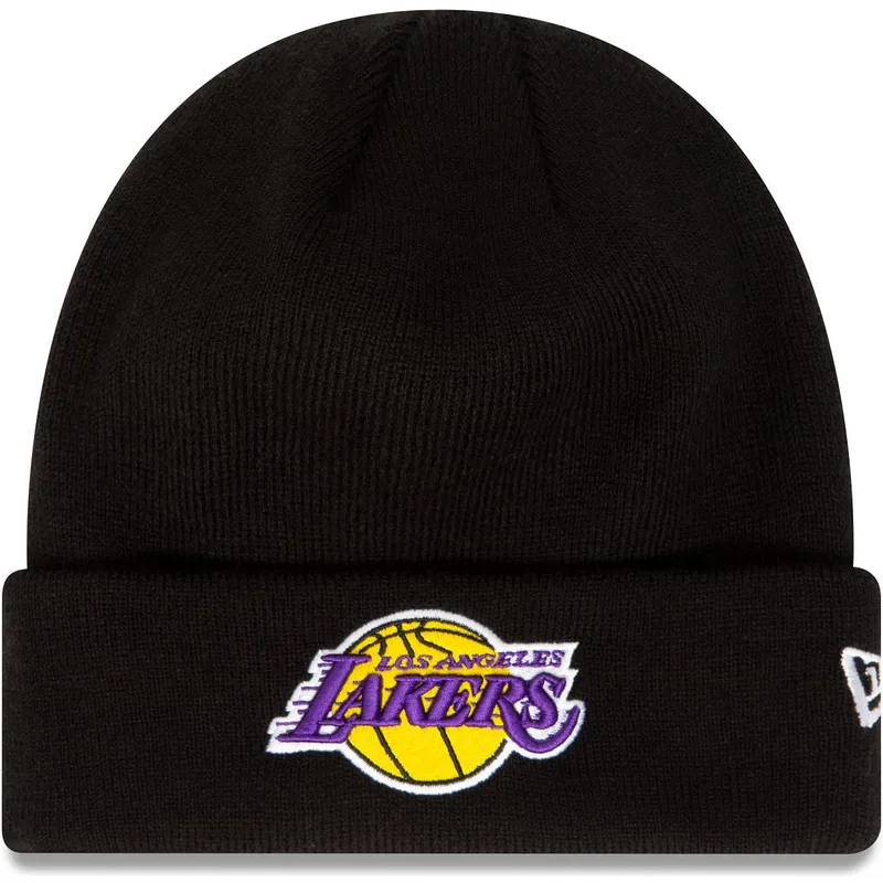 caciuli-negru-essential-cuff-de-los-angeles-lakers-nba-de-new-era